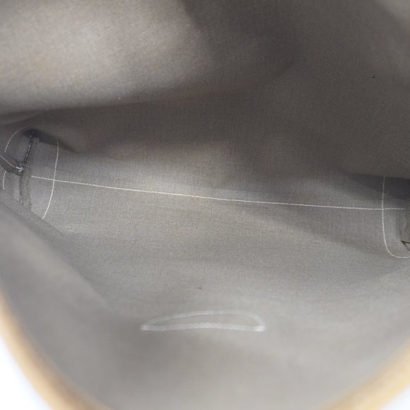 GUCCIAuth  Sherry Line 002 40 0694 Women's Coated Canvas Tote Bag Light Brown - Picture 4 of 10